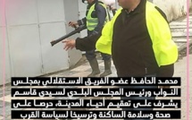 حرصا على صحة وسلامة الساكنة.. محمد الحافظ رئيس جماعة سيدي قاسم يشرف على تعقيم أحياء المدينة