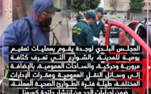 جماعة وجدة تقوم بعمليات تعقيم يومية واسعة للساحات العمومية ووسائل النقل العمومية ومقرات الإدارات المختلفة