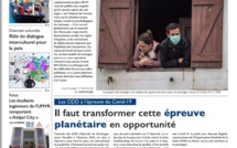 L'Opinion du Jeudi 21 Mai 2020