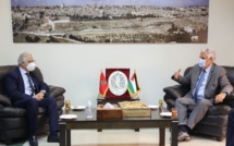 وفد استقلالي هام برئاسة الأخ نزار بركة في زيارة لسفارة دولة فلسطين لتأكيد الموقف المغربي الثابت والداعم للقضية الفلسطينية