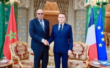 الرئيس الفرنسي السيد إيمانويل ماكرون يستقبل بقصر الضيافة بالرباط السيد محمد ولد الرشيد رئيس مجلس المستشارين الرئيس الفرنسي السيد إيمانويل ماكرون يستقبل بقصر الضيافة بالرباط السيد محمد ولد الرشيد رئيس مجلس المستشارين